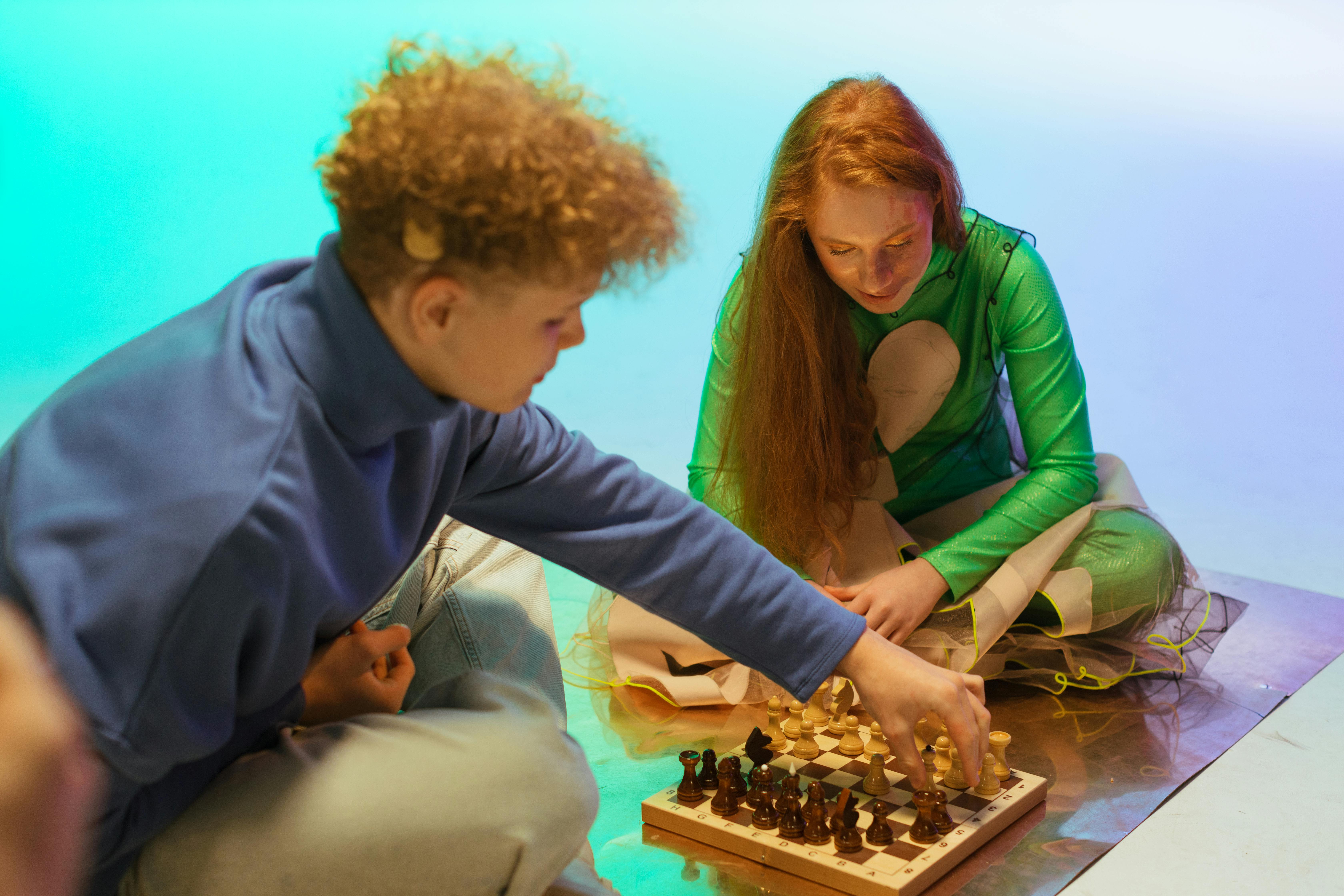 kids playing against each other